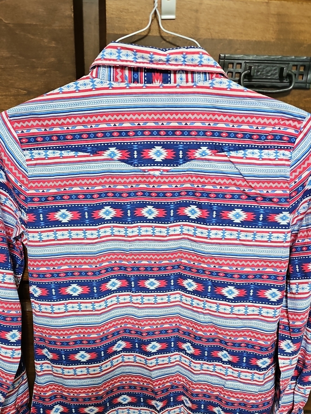 Panhandle Western Cowgirl Pearl Snap Button Top - Picture 7 of 8